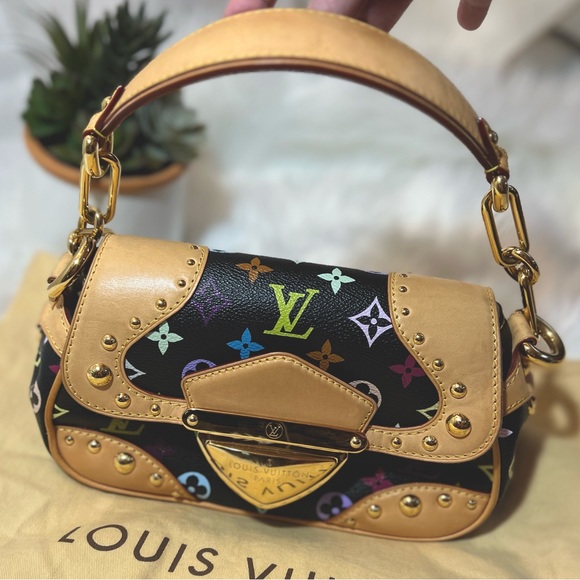 SOLD❗️Louis Vuitton Black Multicolor Marilyn Shoulder Bag Black price is firm❗️ - Picture 1 of 17